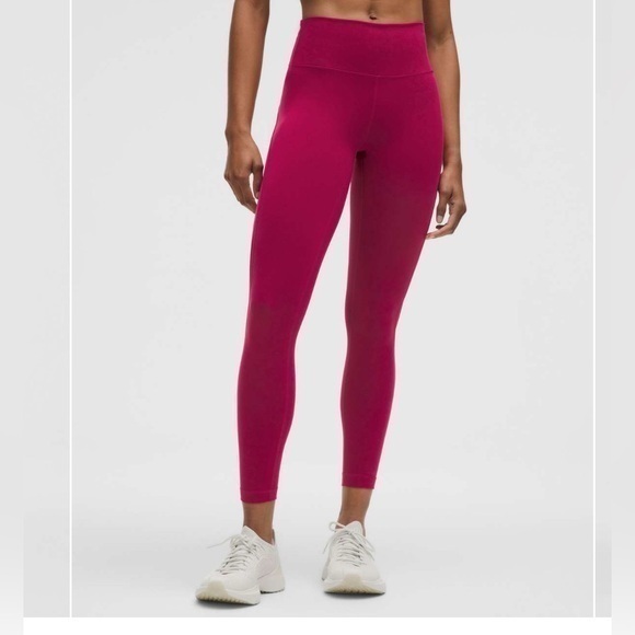 lululemon athletica Pants - Lululemon Wunder Train Mesh Panel High-Rise Tight 25"